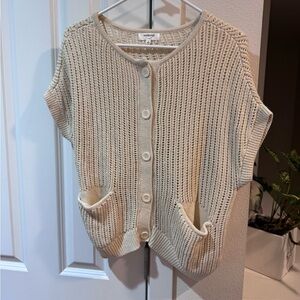 Weekend Los Angeles Cream Knit Sweater